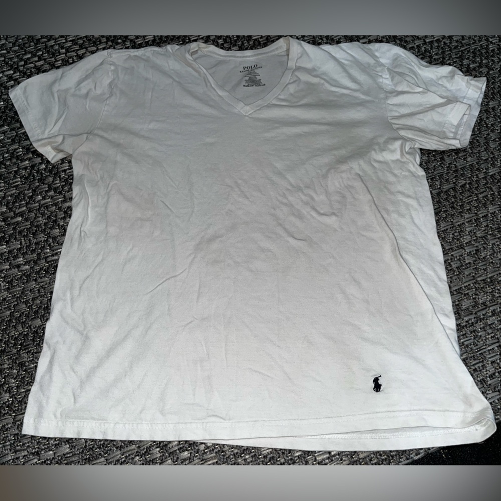 Polo Ralph Lauren | Men’s White Classic Fit V-Neck Tee